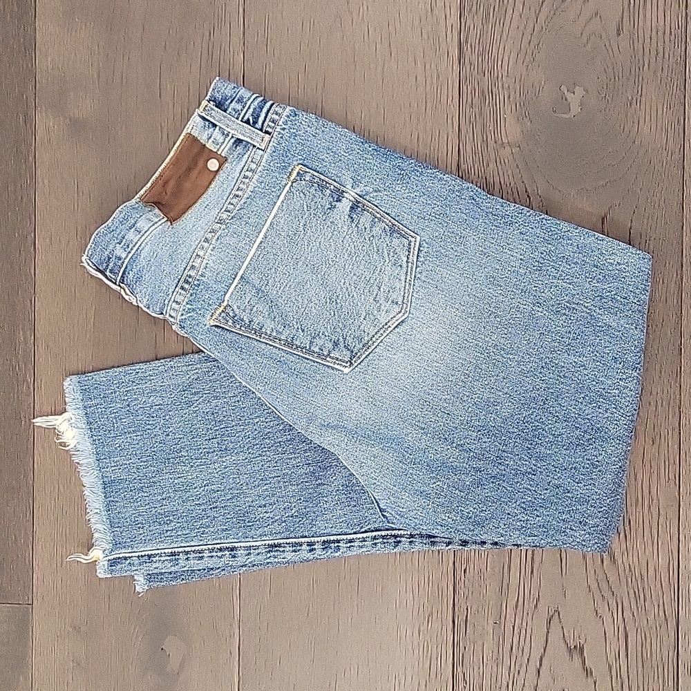 Artisan De Luze crop straight leg jean